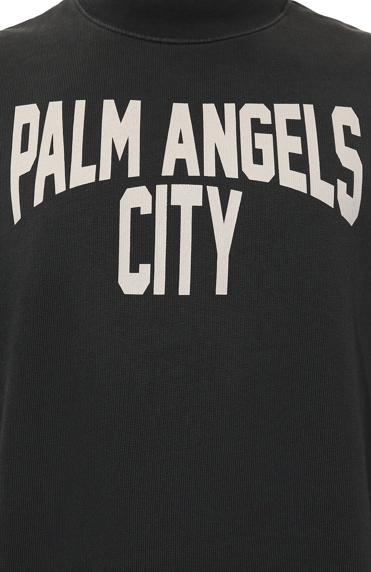 Хлопковый свитшот PALM ANGELS, арт. PMBA074R24FLE012, фото 1