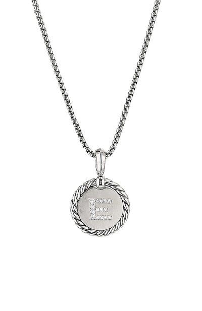 Женские кулон с буквой e DAVID YURMAN, арт. N14521DSSADI18E