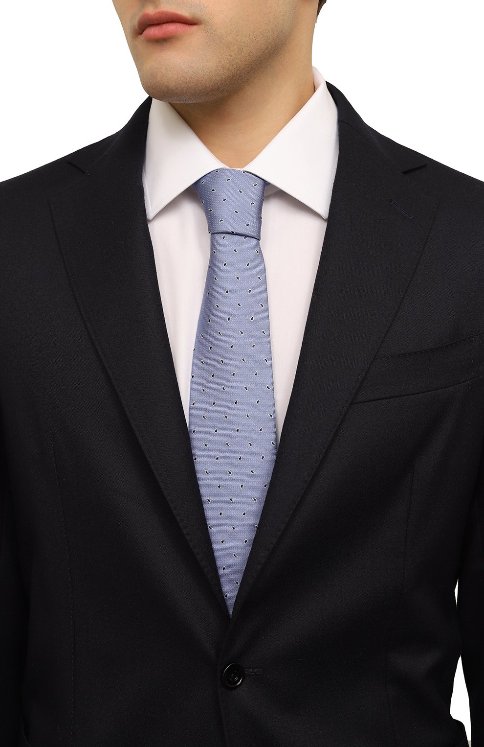 Шелковый галстук CORNELIANI, арт. 93U302-9320310, фото 2