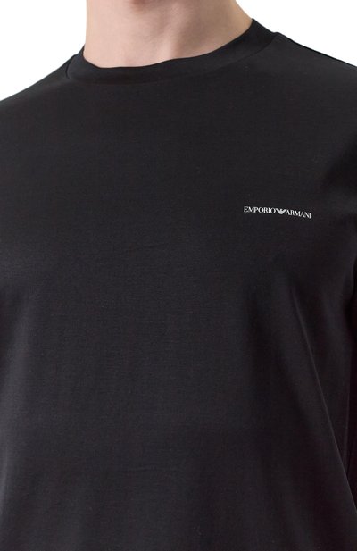Футболка из лиоцелла и хлопка EMPORIO ARMANI, арт. 8N1TD8/1JUVZ, фото 5