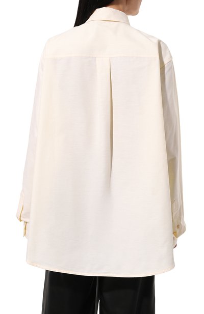 Хлопковая рубашка TOTEME, арт. 243-WRT0356-FB0235, фото 4