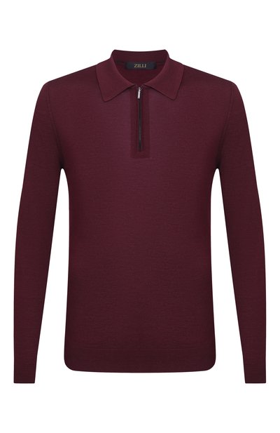 Мужское поло из шерсти и шелка ZILLI, арт. KZP001M0230VLSB00