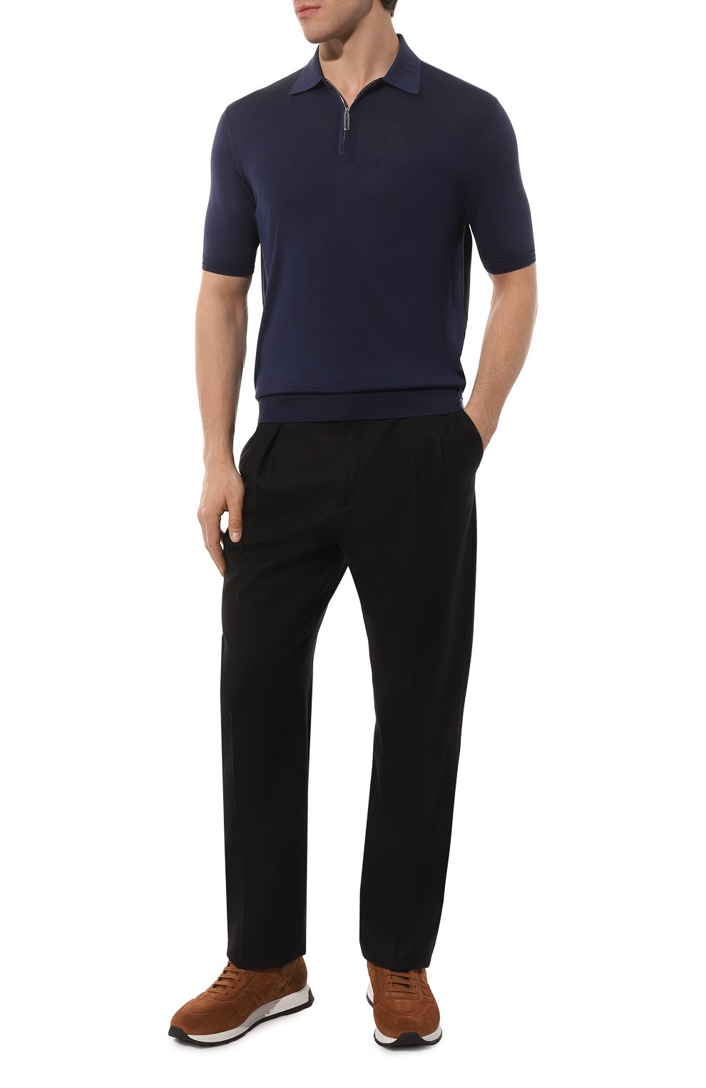 Шелковое поло STEFANO RICCI, арт. K616215P31/F23101, фото 2