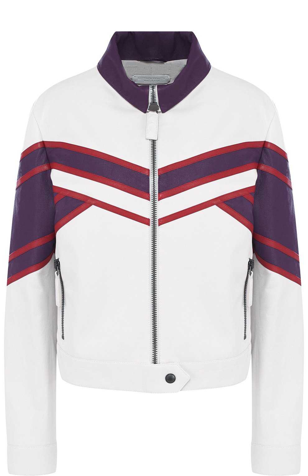 Кожаная куртка с контрастной отделкой и воротником-стойкой BOTTEGA VENETA, арт. 513821/VELY0, фото 1