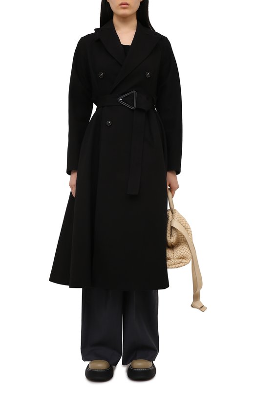 Хлопковый тренч Bottega Veneta 646931/V0BT0 Чёрный  646931/V0BT0 Фото 2