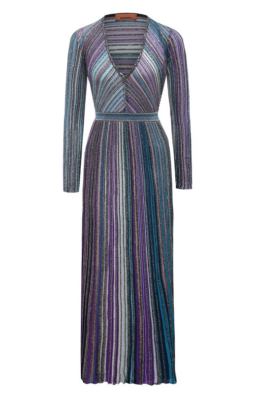Платье с отделкой пайетками Missoni DS24WG1M/BK039E Разноцветный DS24WG1M/BK039E