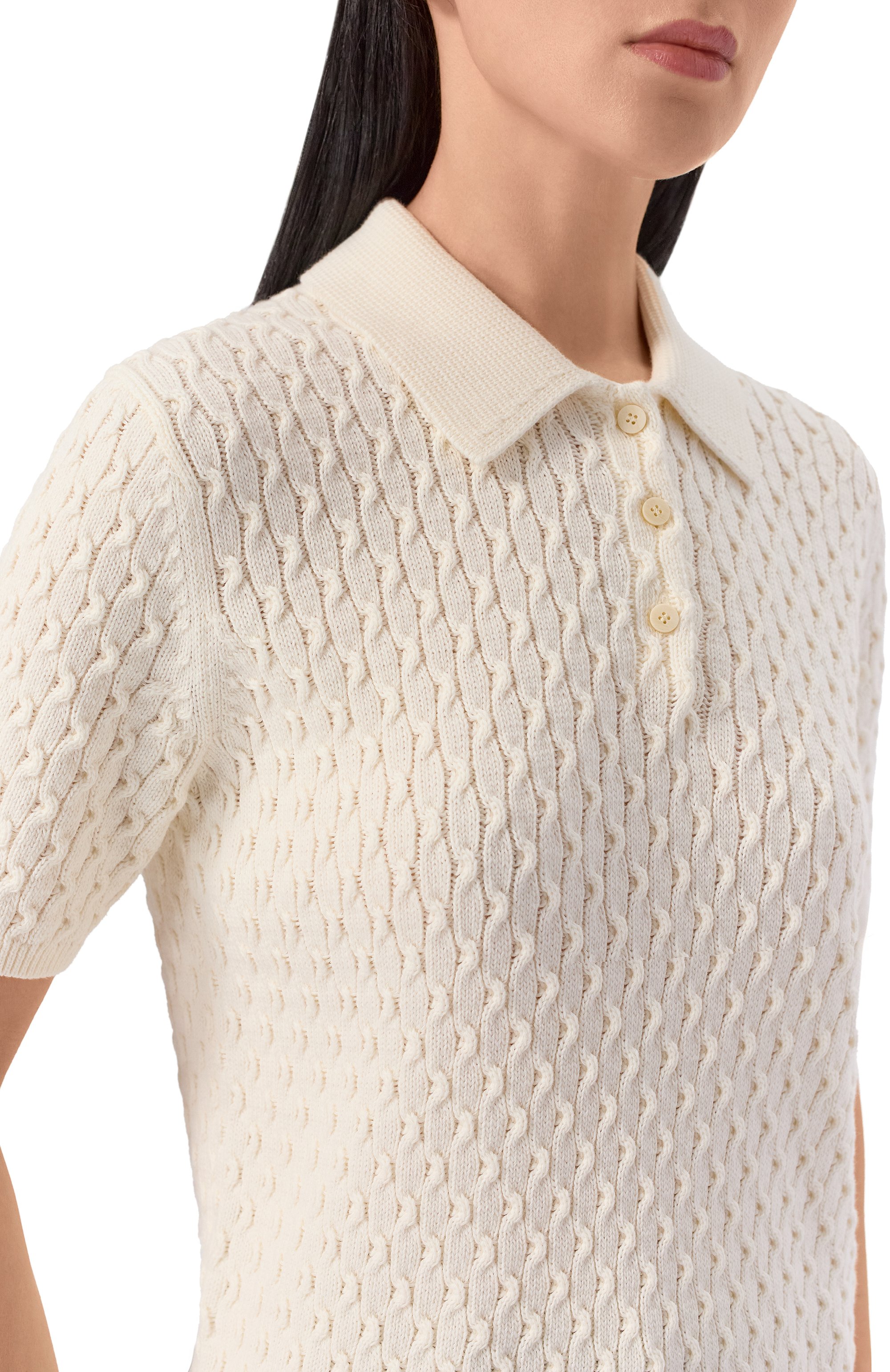 Хлопковое поло THEORY, арт. Q0214716, фото 5