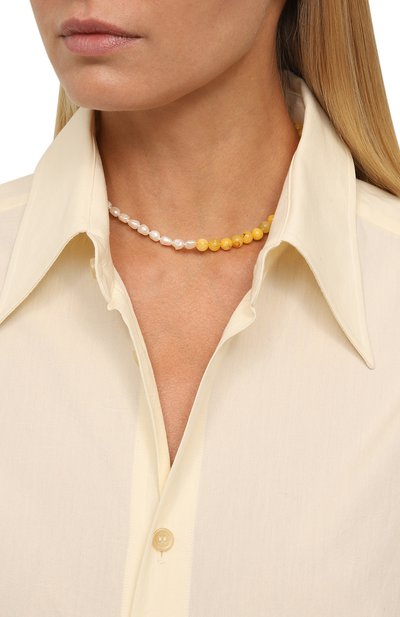 Колье COPINE JEWELRY разноцветного цвета по цене 12760 руб., арт. SOPHIEYELLOW, фото 2 Колье COPINE JEWELRY, арт. SOPHIEYELLOW, фото 2