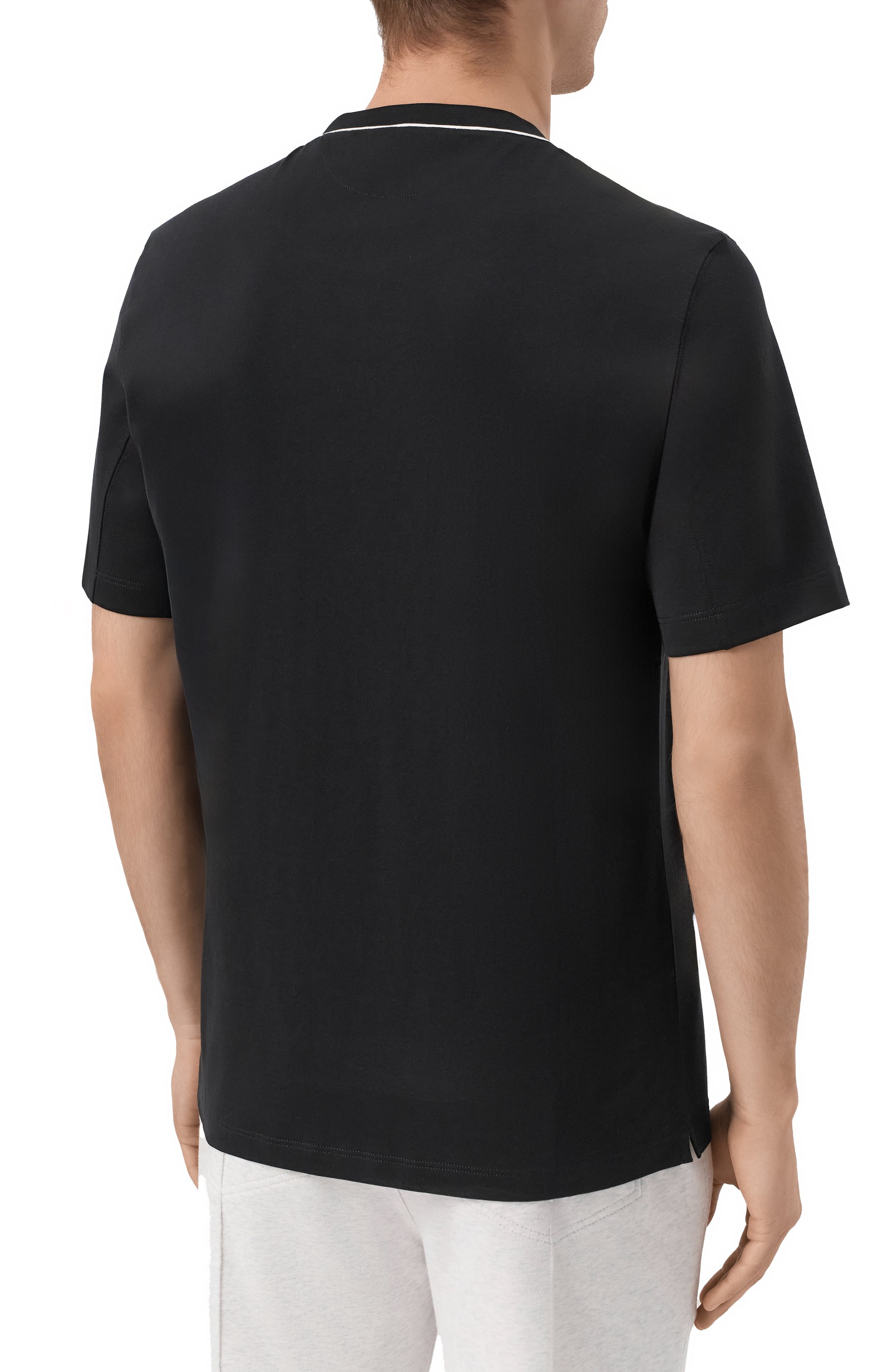 Хлопковая футболка BRUNELLO CUCINELLI, арт. M0B131356P, фото 4