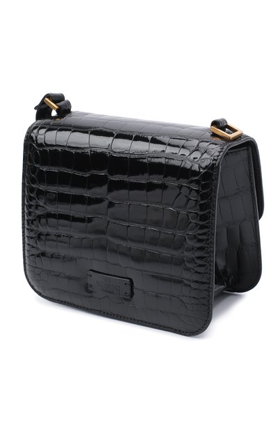 Сумка из кожи аллигатора vsling VALENTINO черного цвета по цене 1890000 руб., арт. UW0B0F01/XDE/AMIS, фото 3 Сумка из кожи аллигатора vsling VALENTINO, арт. UW0B0F01/XDE/AMIS, фото 3