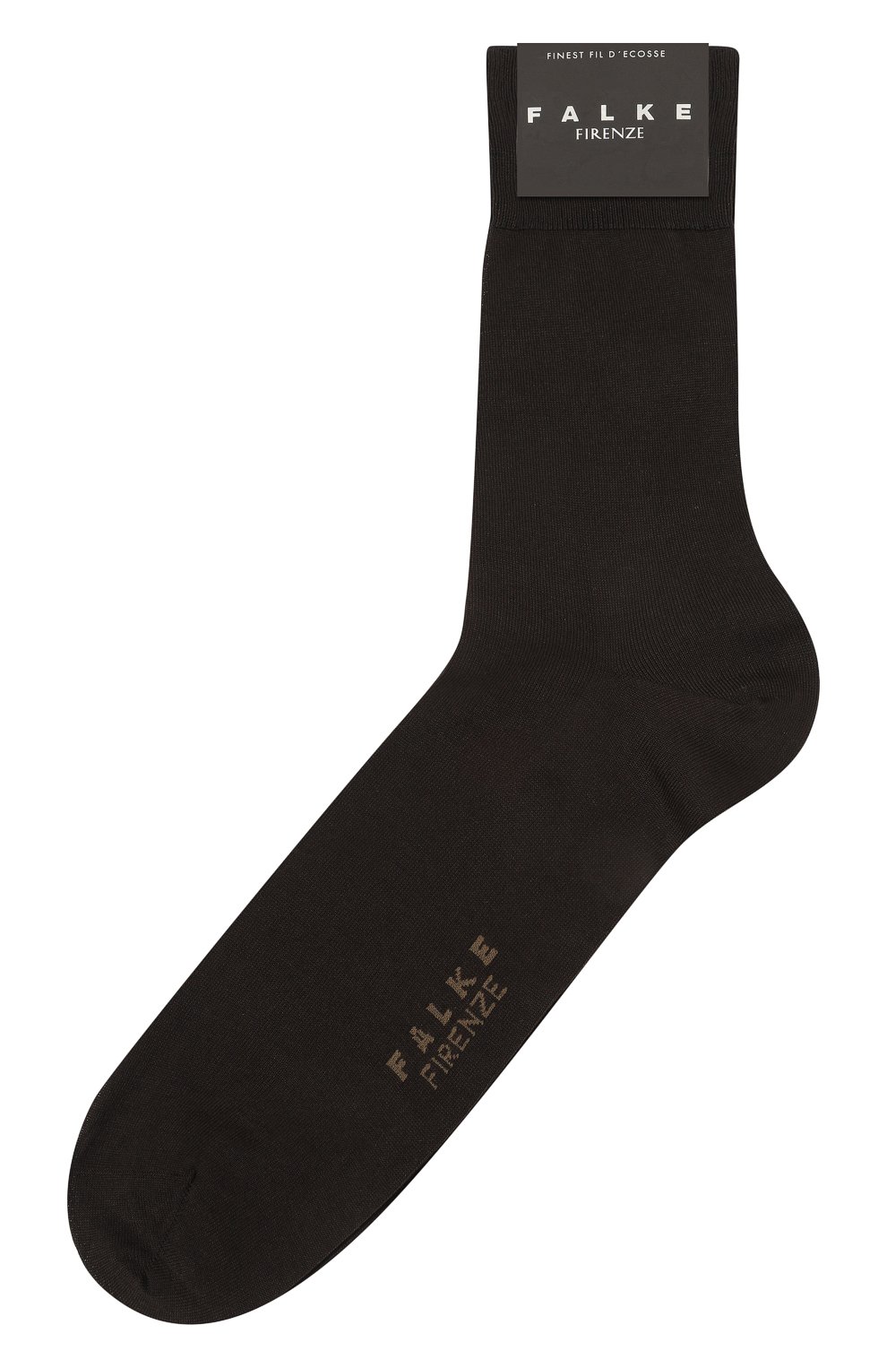 Хлопковые носки FALKE темно-коричневого цвета по цене 2890 руб., арт. 14684, фото 1 Хлопковые носки FALKE, арт. 14684, фото 1