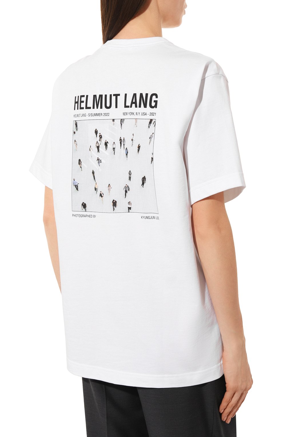 Хлопковая футболка HELMUT LANG, арт. M05HM520, фото 4