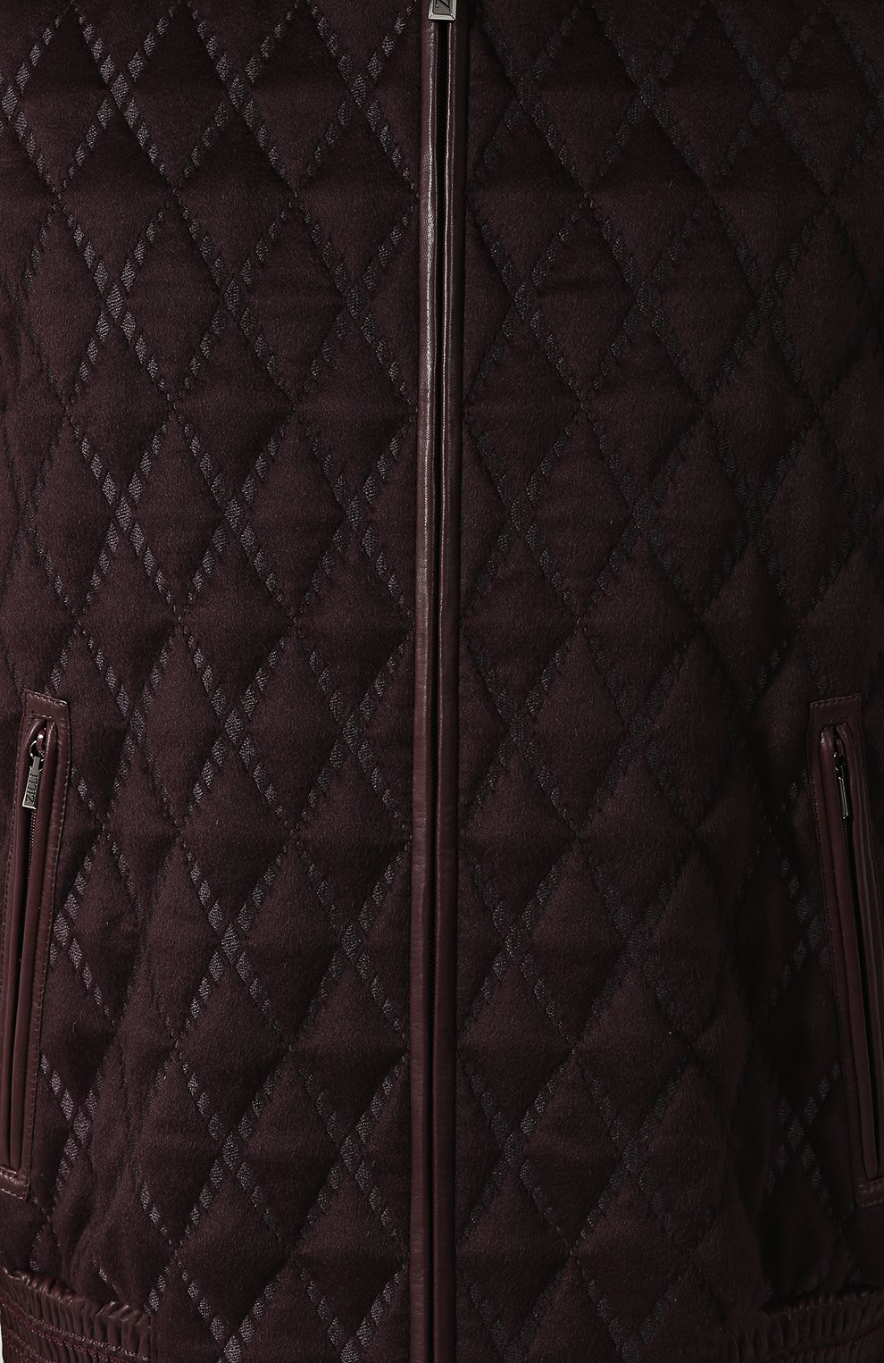 Кашемировый бомбер с воротником из норки ZILLI бордового цвета по цене 1150000 руб., арт. MAQ-EVANS-03001/2005, фото 5 Кашемировый бомбер с воротником из норки ZILLI, арт. MAQ-EVANS-03001/2005, фото 5