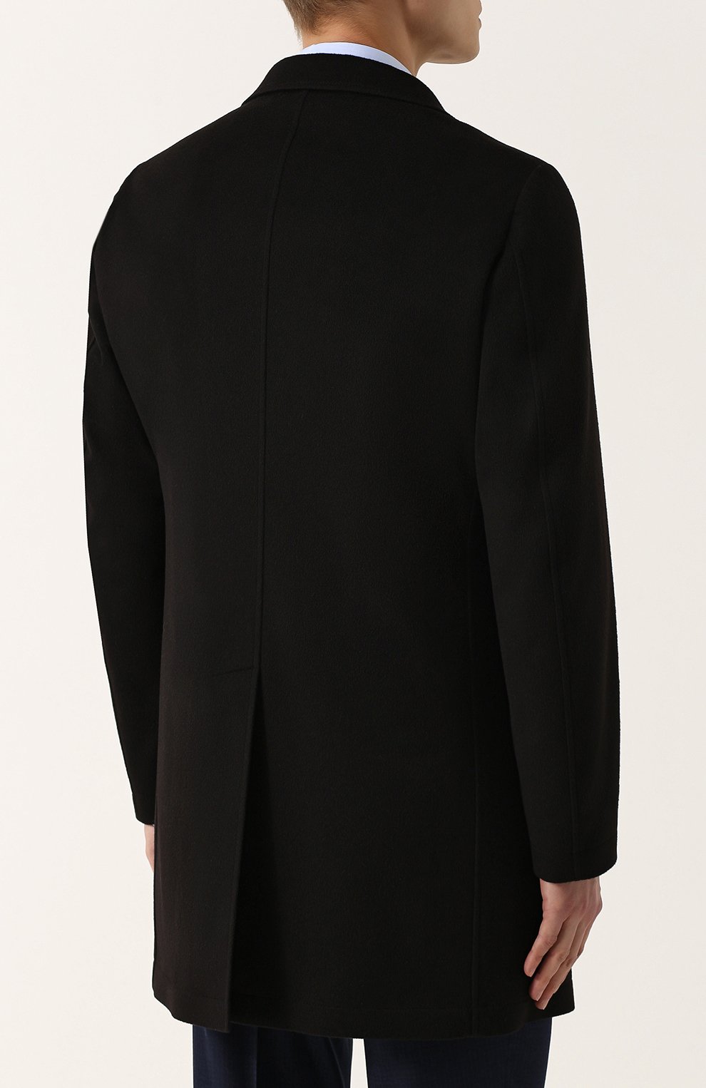 Однобортное пальто из шерсти викуньи с меховой подкладкой LORO PIANA, арт. FAG4531, фото 4