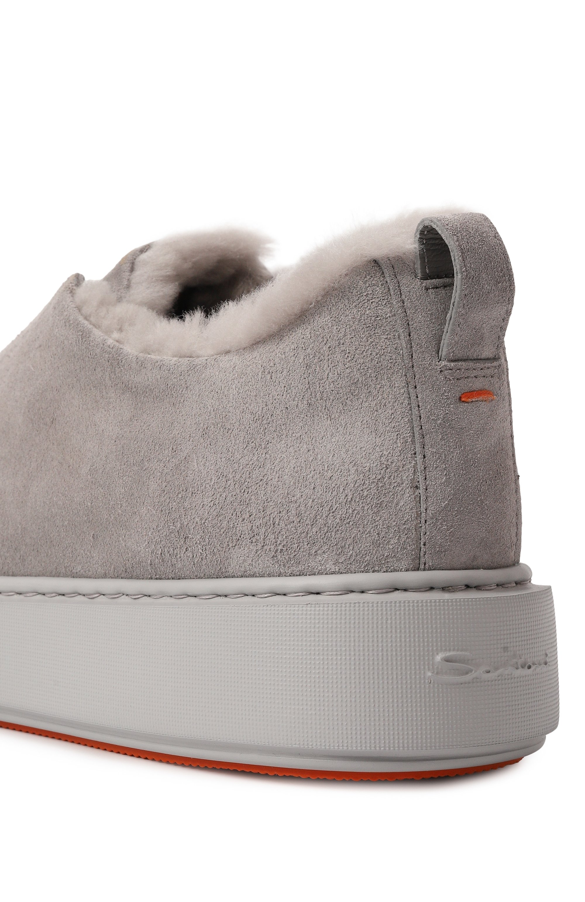 Замшевые кеды SANTONI, арт. WBCG61265GHIPSAP, фото 7