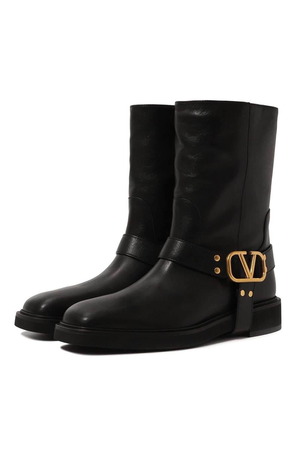 Кожаные ботинки vlogo signature VALENTINO, арт. 5W2S0JK6/DSH, фото 1