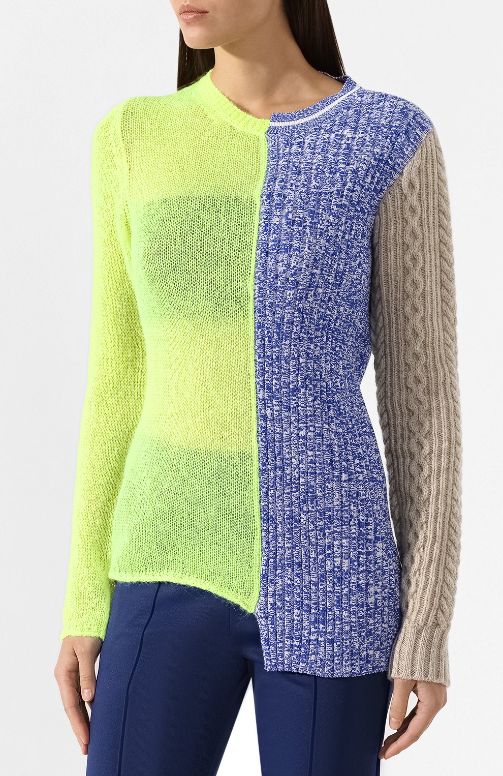 Пуловер асимметричного кроя MAISON MARGIELA, арт. S51HA0930/S16641, фото 3