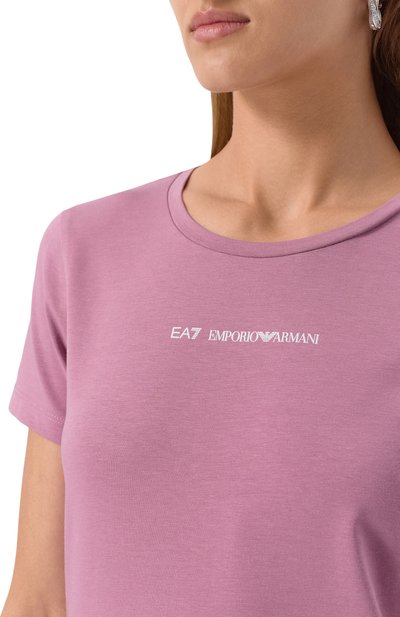 Хлопковая футболка EA7, арт. 7W000798/AF12115, фото 5