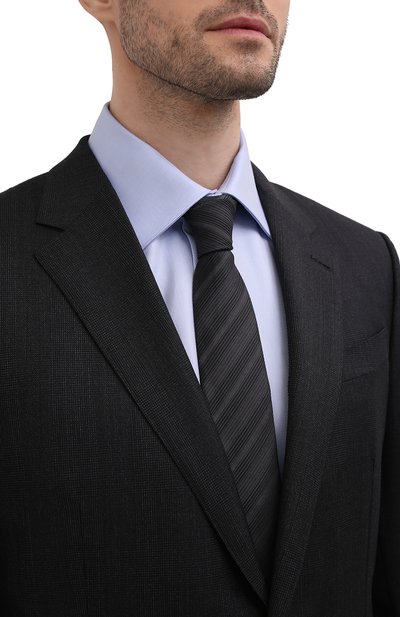 Галстук из хлопка и шелка GIORGIO ARMANI, арт. 360054/2R903, фото 2