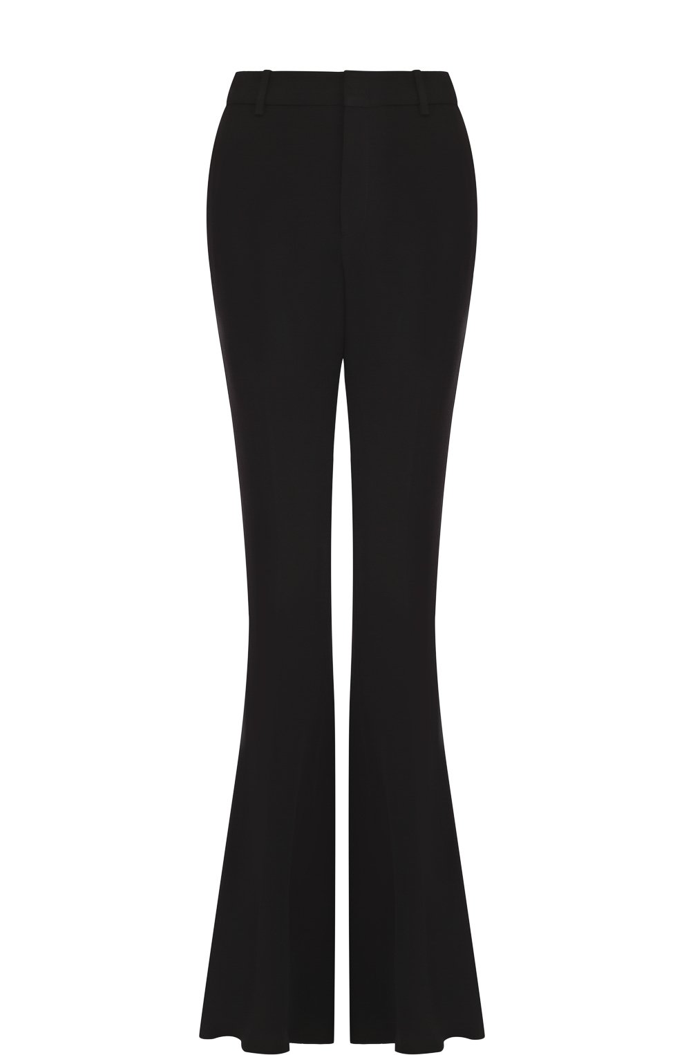Однотонные расклешенные брюки из вискозы GUCCI, арт. 497701/ZKR01, фото 1