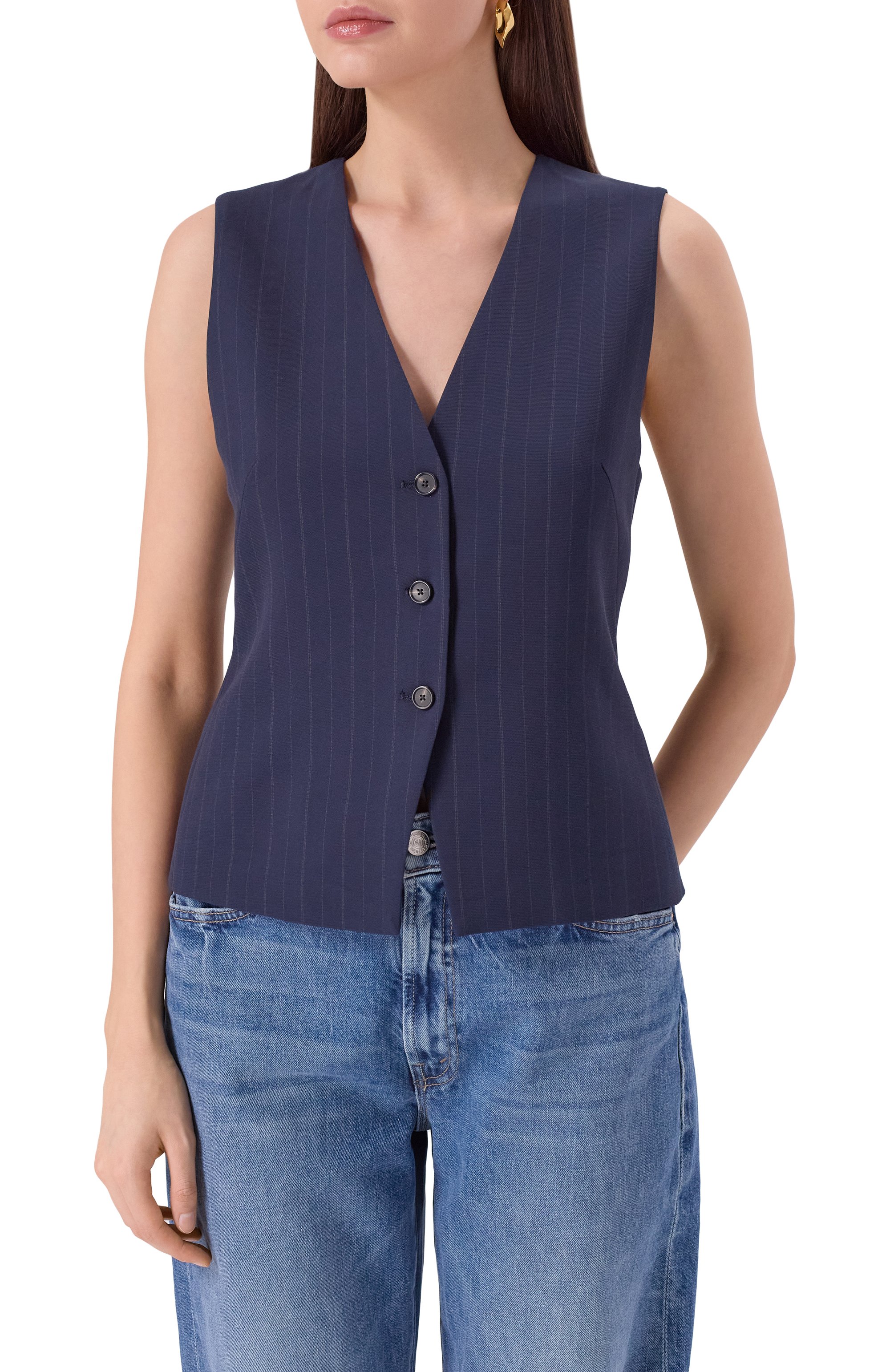 Жилет из вискозы BOSS, арт. 50548493, фото 3