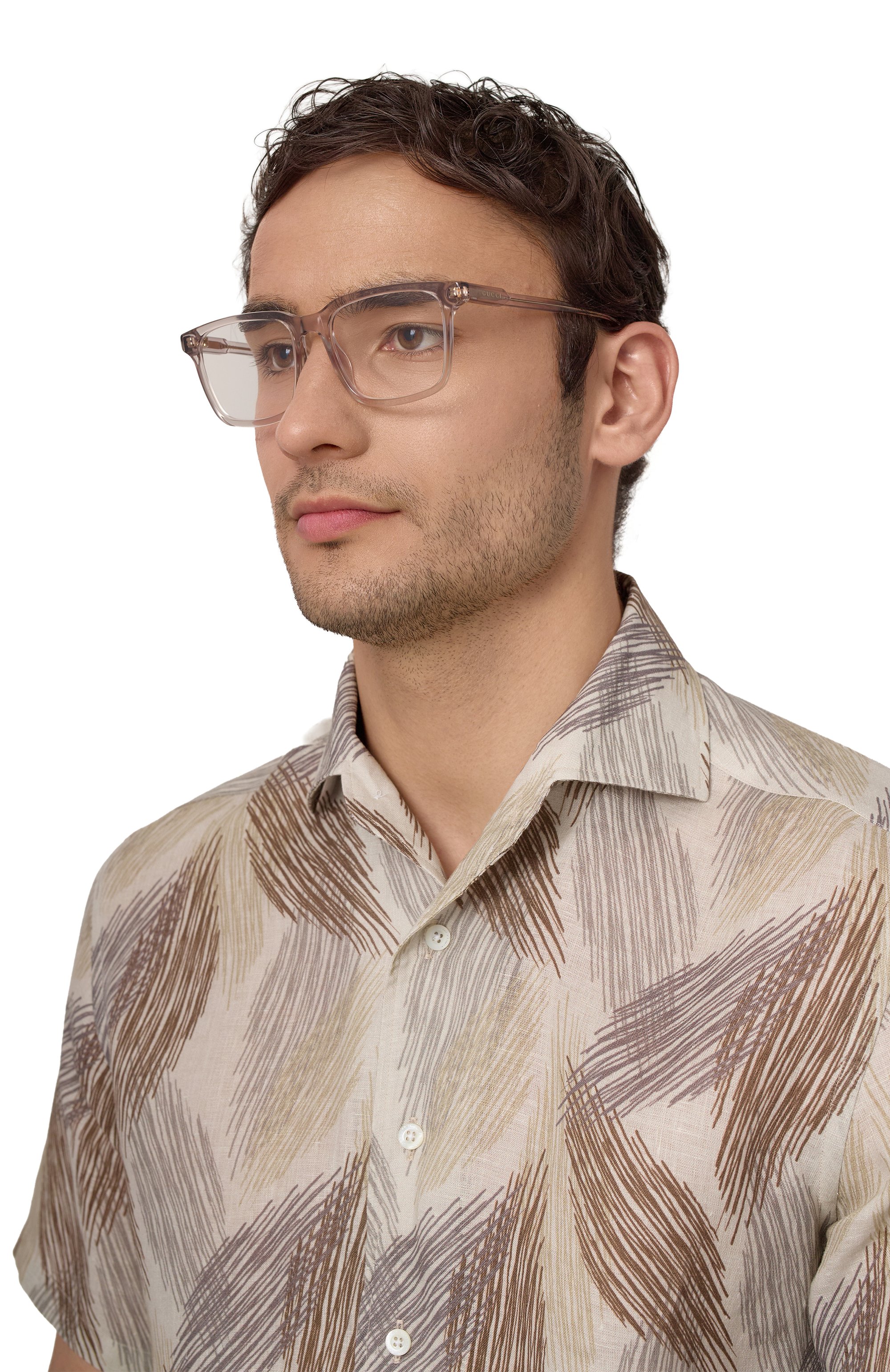 Оправа GUCCI прозрачного цвета по цене 27750 руб., арт. GG1120 007, фото 2 Оправа GUCCI, арт. GG1120 007, фото 2