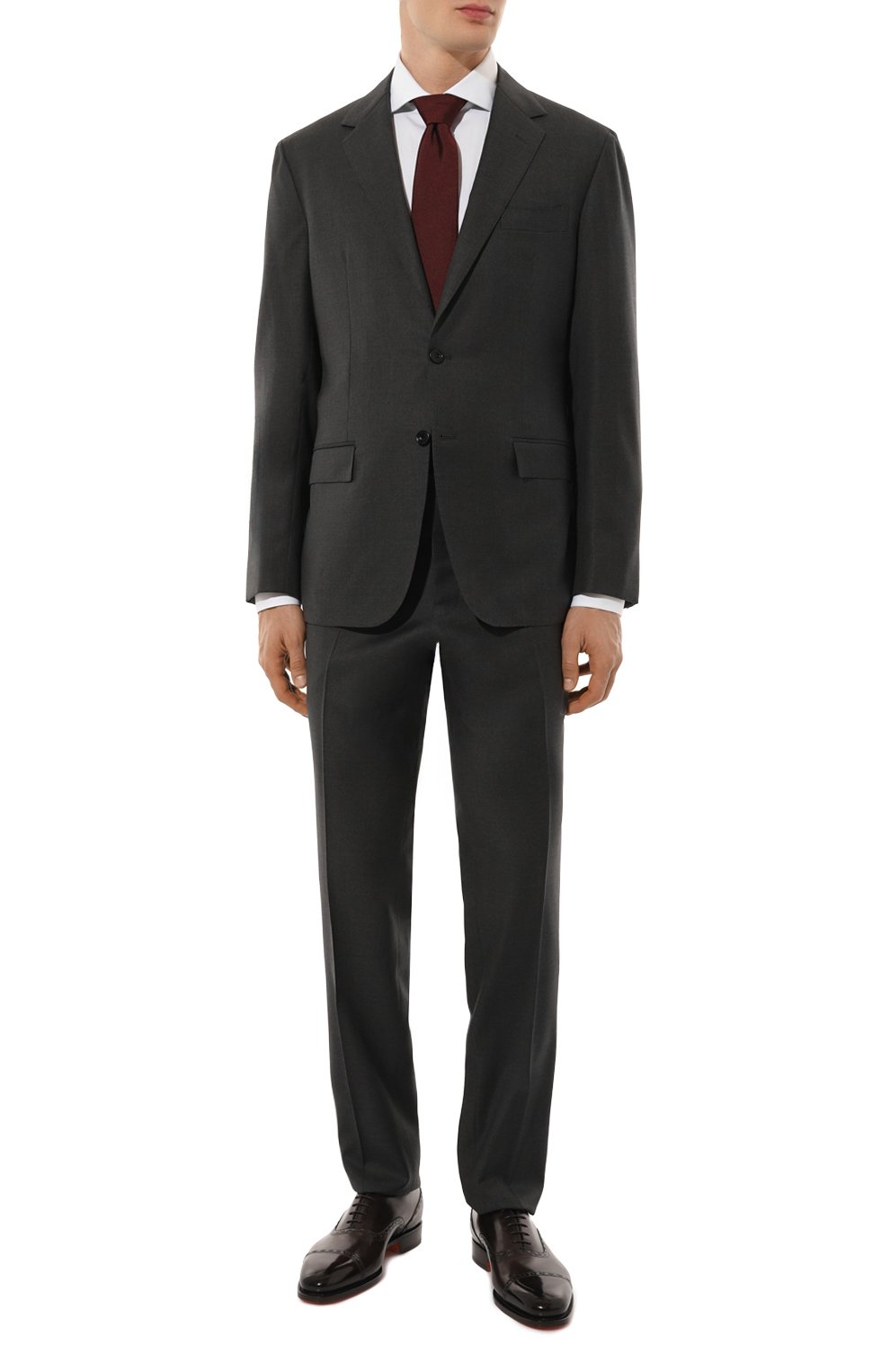 Кожаные оксфорды adrian SANTONI, арт. MCAG18885MC3HVSY, фото 2