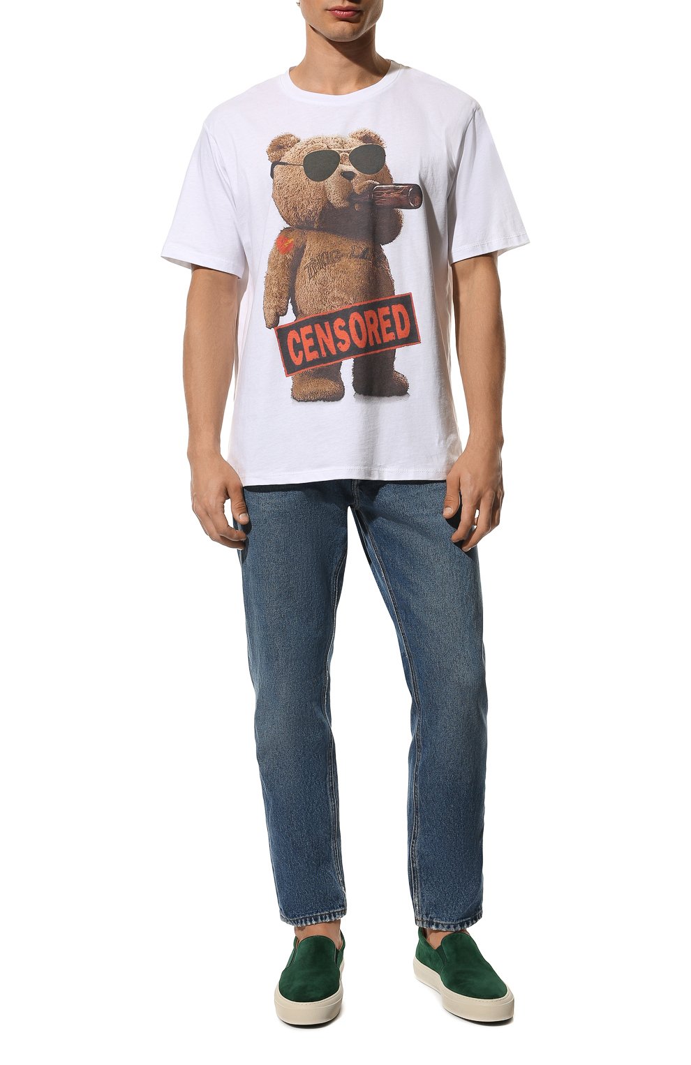 Хлопковая футболка BISIBIGLIO, арт. TEDDY CENS LIFE/2212 RIF (C0TT0NE PESANTE), фото 2