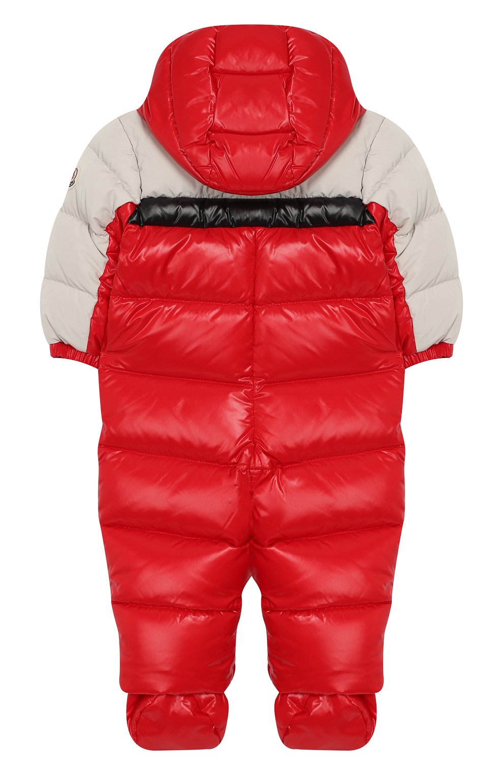Пуховый комбинезон на молнии с капюшоном MONCLER ENFANT, арт. D2-951-14360-85-68950/3M-18M, фото 2