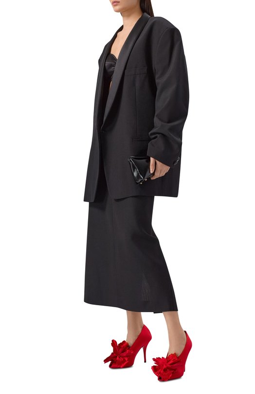 Текстильные туфли Ferragamo 01K728/787 Красный  01K728/787 Фото 3