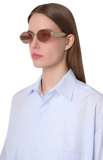 Солнцезащитные очки MARC JACOBS (THE) розового цвета по цене 27900 руб., арт. MARC 806 S9E, фото 2 Солнцезащитные очки MARC JACOBS (THE), арт. MARC 806 S9E, фото 2