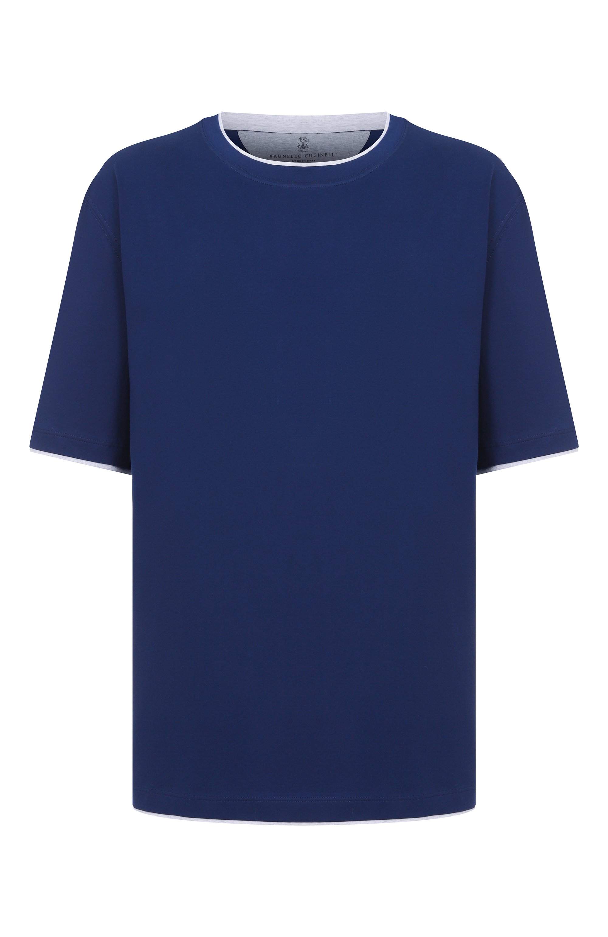 Хлопковая футболка BRUNELLO CUCINELLI, арт. M0B137427W, фото 1