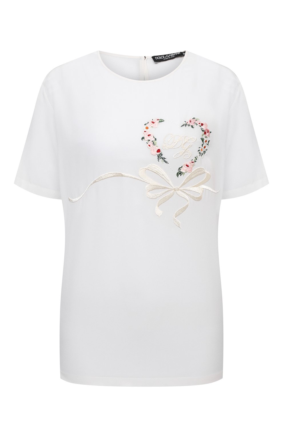 Шелковый топ DOLCE & GABBANA, арт. F74U9Z/G7XMH, фото 1