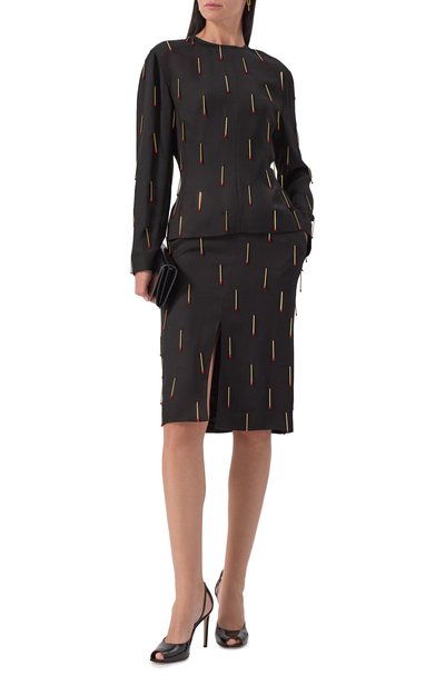 Юбка из вискозы BOTTEGA VENETA, арт. 832221/V35B0, фото 2