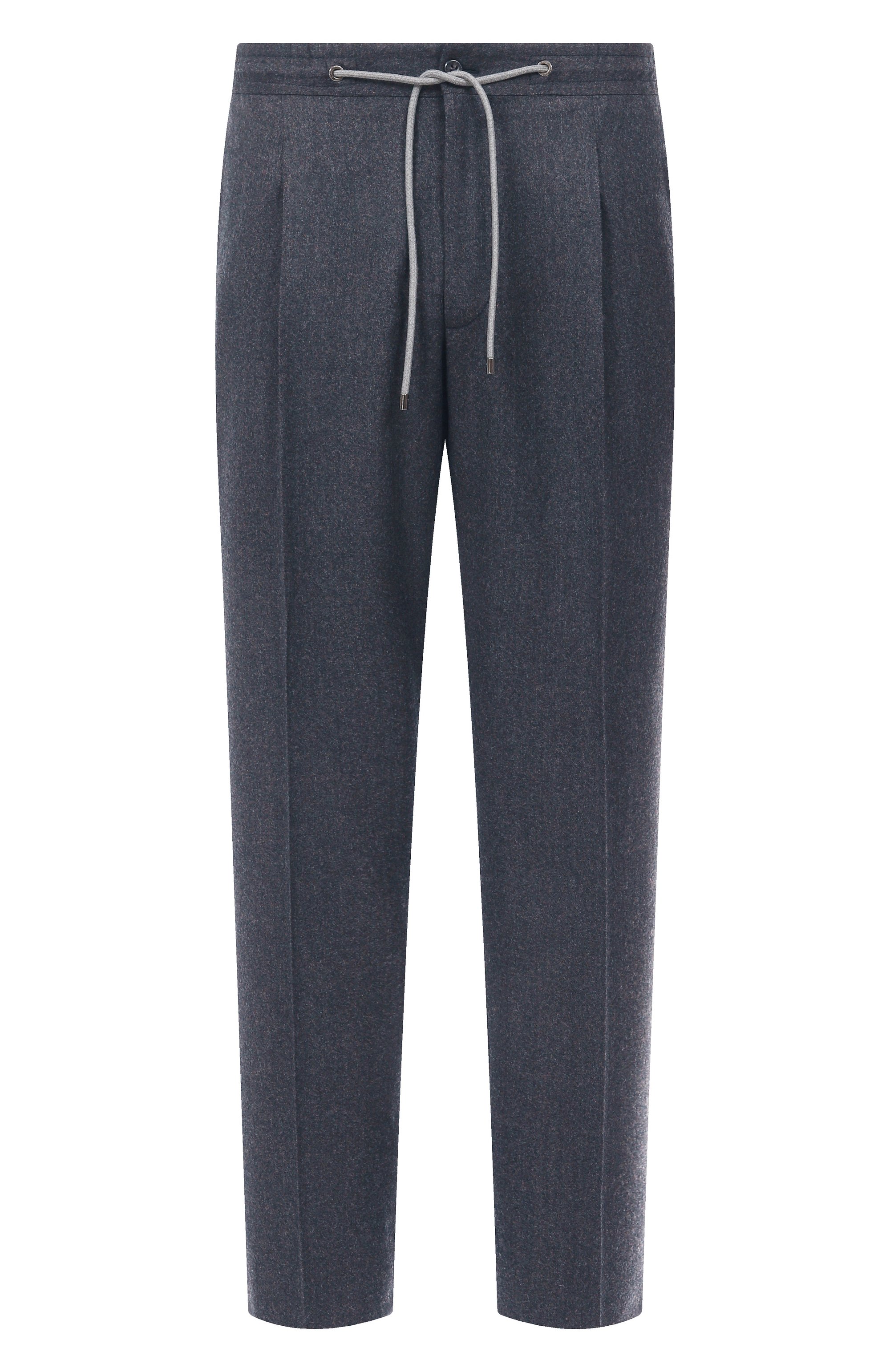 Шерстяные брюки CORNELIANI темно-серого цвета по цене 82200 руб., арт. 26X007-2618400_2, фото 1 Шерстяные брюки CORNELIANI, арт. 26X007-2618400_2, фото 1