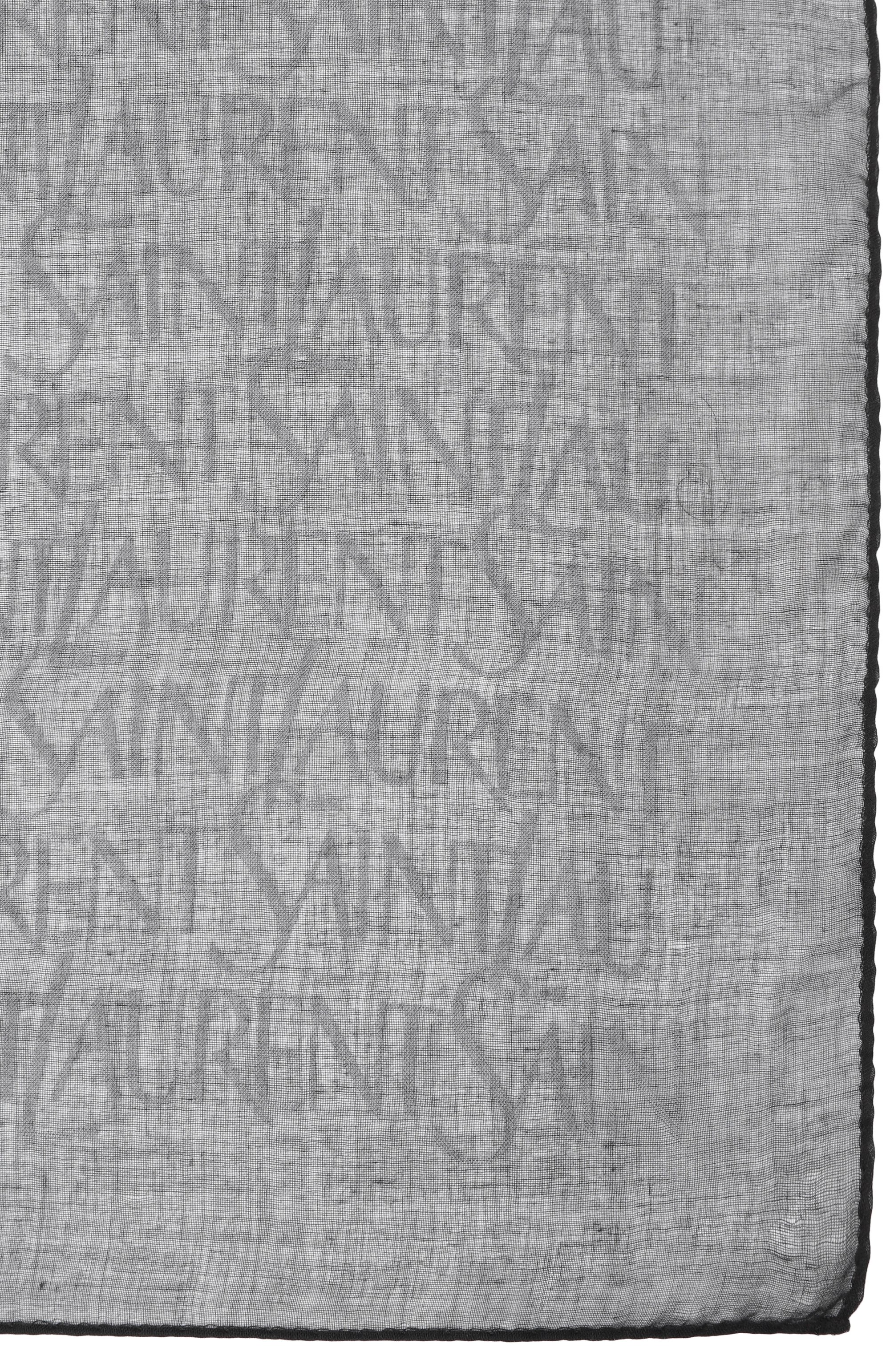 Шаль SAINT LAURENT, арт. 780191/3YP46, фото 4