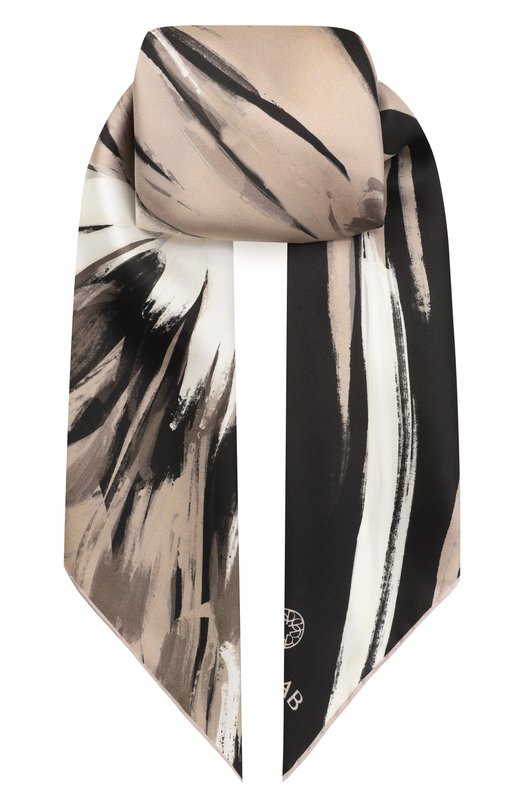 Шелковый платок Elie Saab 710009237 Бежевый 710009237