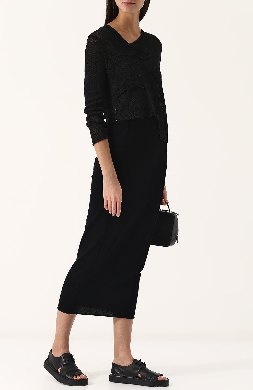 Пуловер с v-образным вырезом из льна ISABEL BENENATO, арт. WK31S18, фото 2