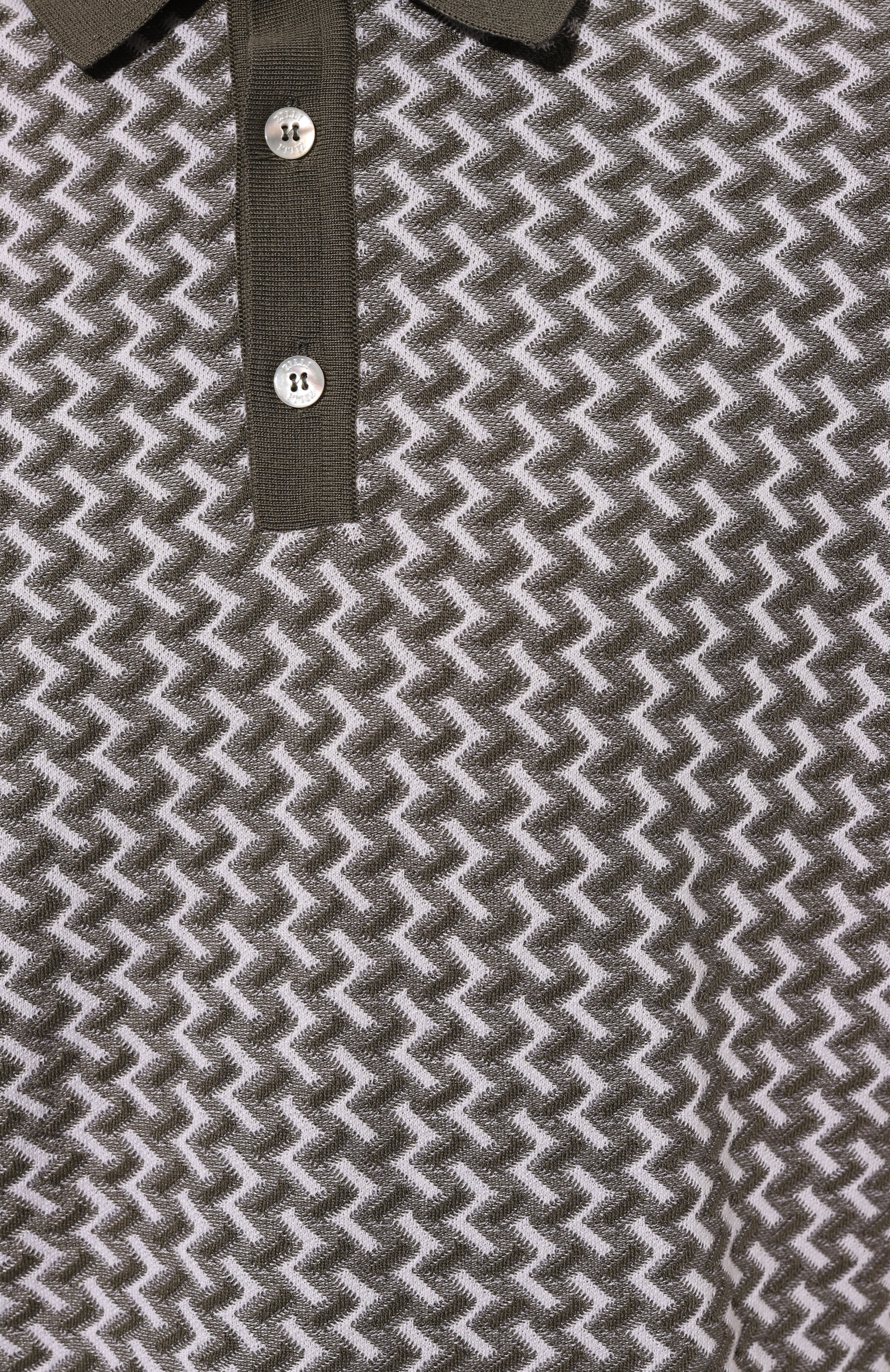 Поло из шелка и хлопка ZILLI, арт. KBP002M0145VMEXC0, фото 5