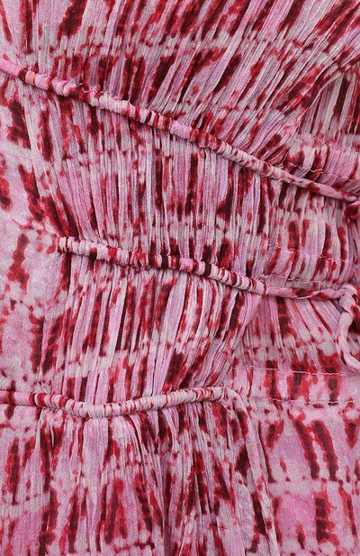 Платье из вискозы ISABEL MARANT ETOILE красного цвета по цене 56650 руб., арт. R01898-21P029E/SEGUN, фото 5 Платье из вискозы ISABEL MARANT ETOILE, арт. R01898-21P029E/SEGUN, фото 5