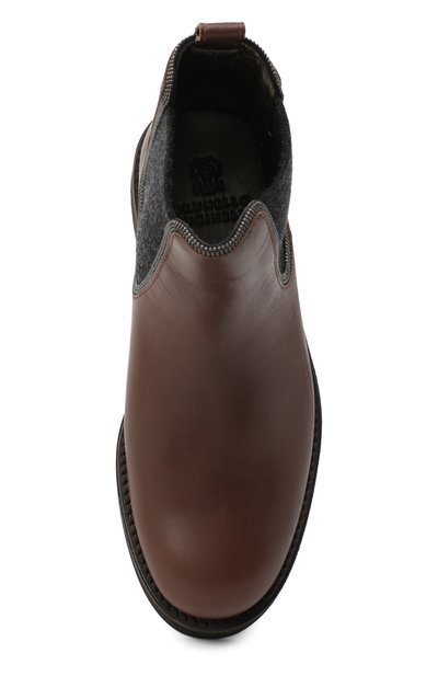 Кожаные челси BRUNELLO CUCINELLI, арт. BZESTZG017, фото 4