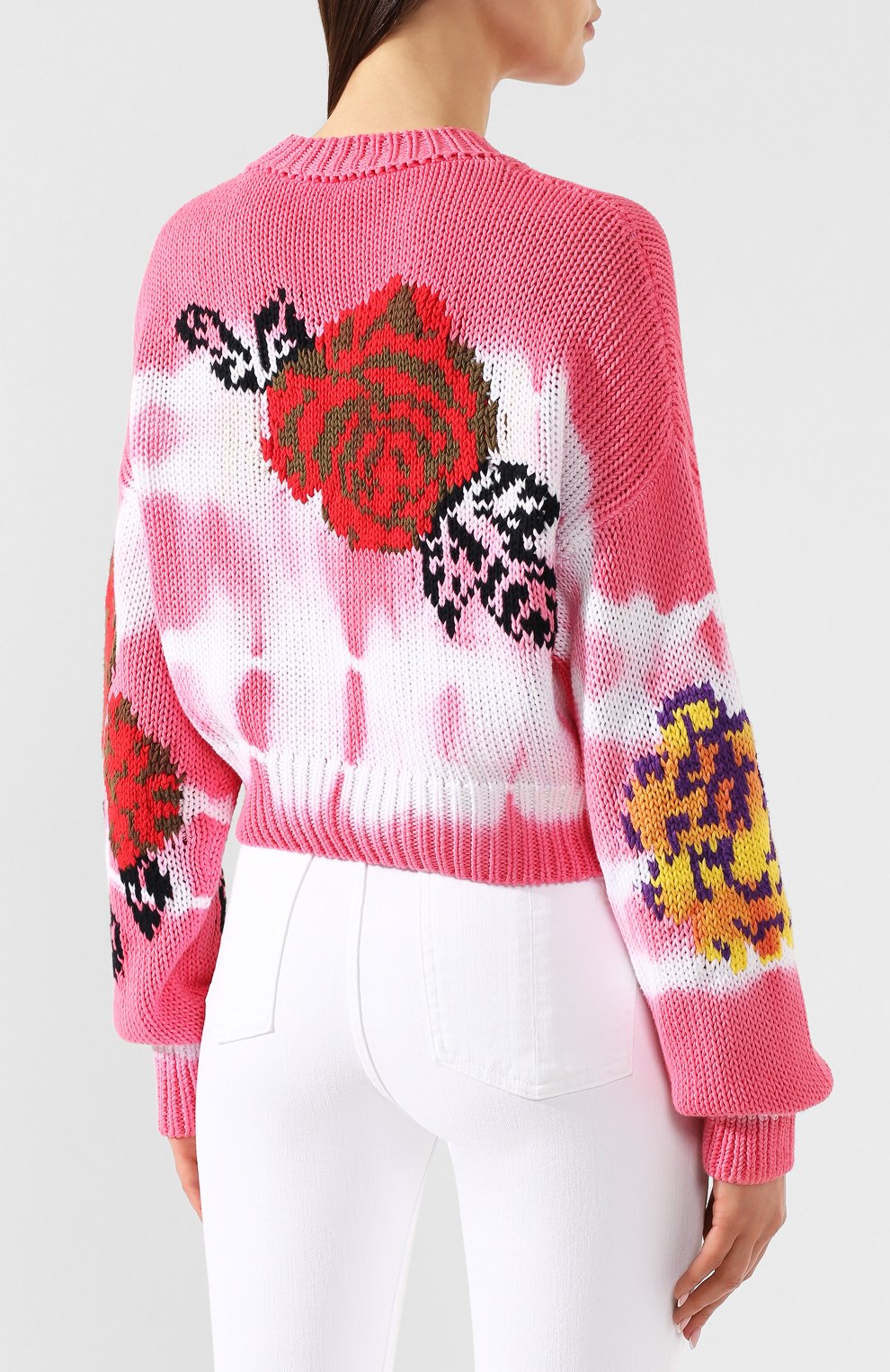 Хлопковый пуловер MSGM, арт. 2642MDM245 195471, фото 4