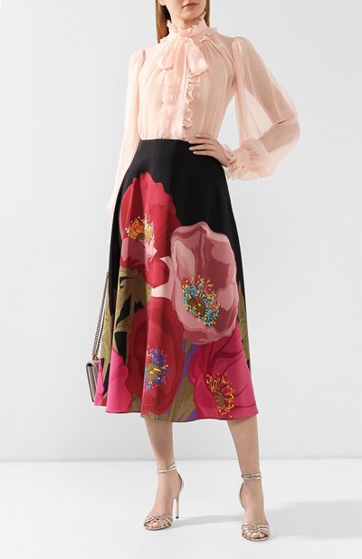 Шелковая блузка DOLCE & GABBANA, арт. F5J60T/FU1AT, фото 2