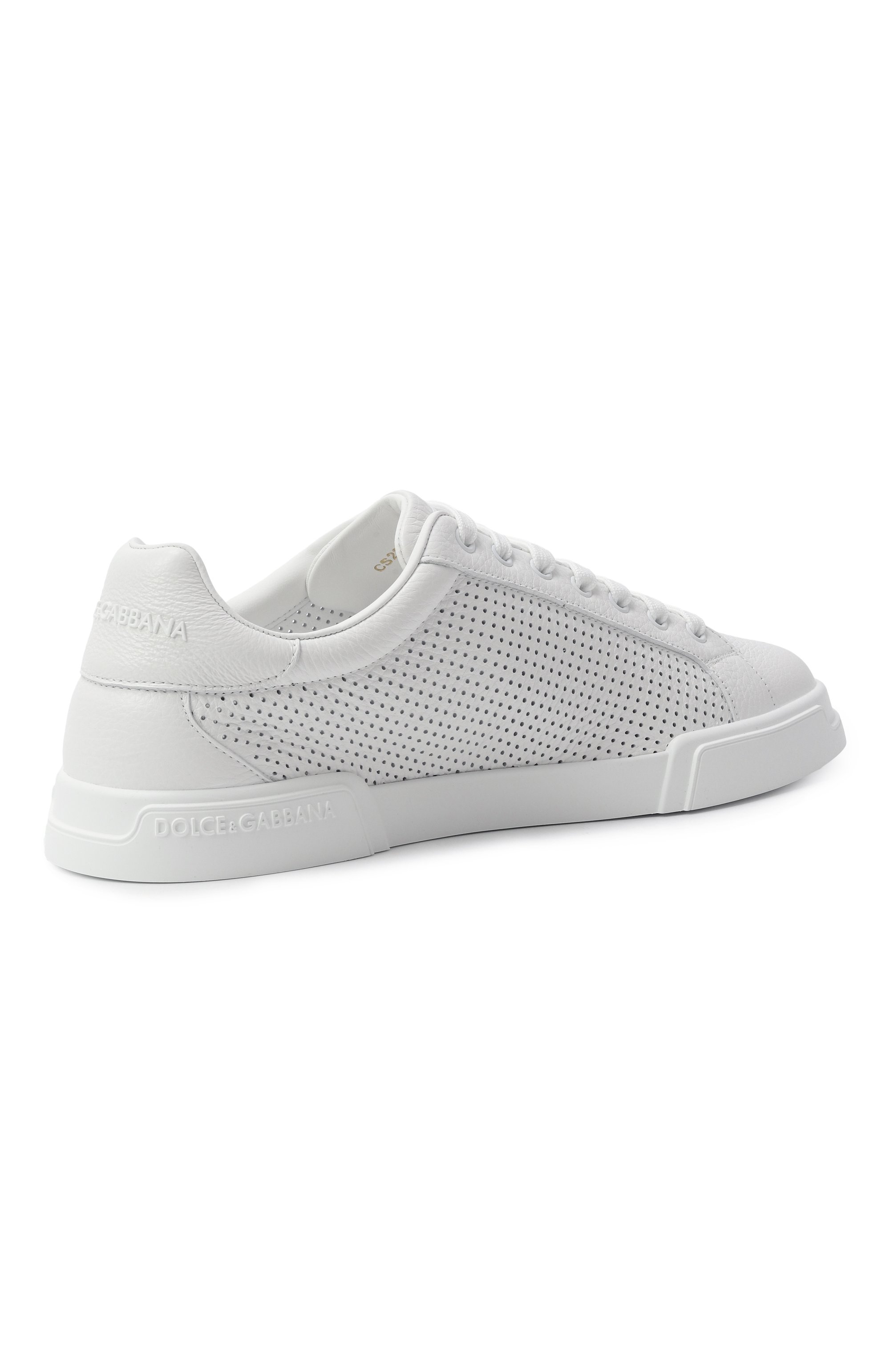 Кожаные кеды portofino light strobel DOLCE & GABBANA, арт. CS2354/AG093, фото 5