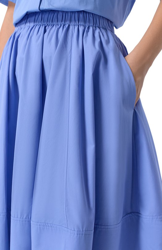 Хлопковая юбка Co 3513LCSP-C0RE Голубой  3513LCSP-C0RE Фото 5