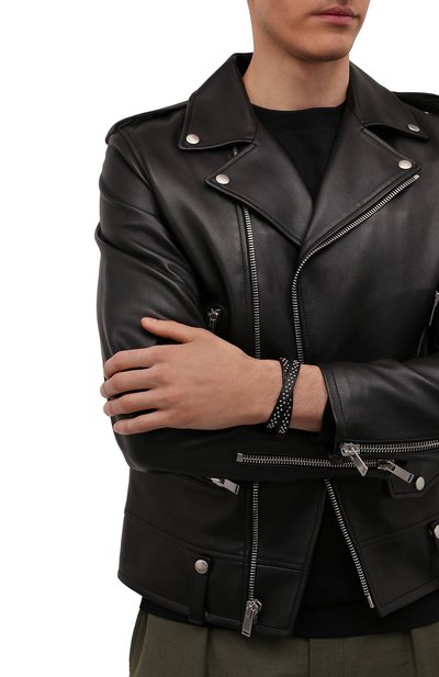 Кожаный браслет ALEXANDER MCQUEEN, арт. 554466/1ACNY, фото 2