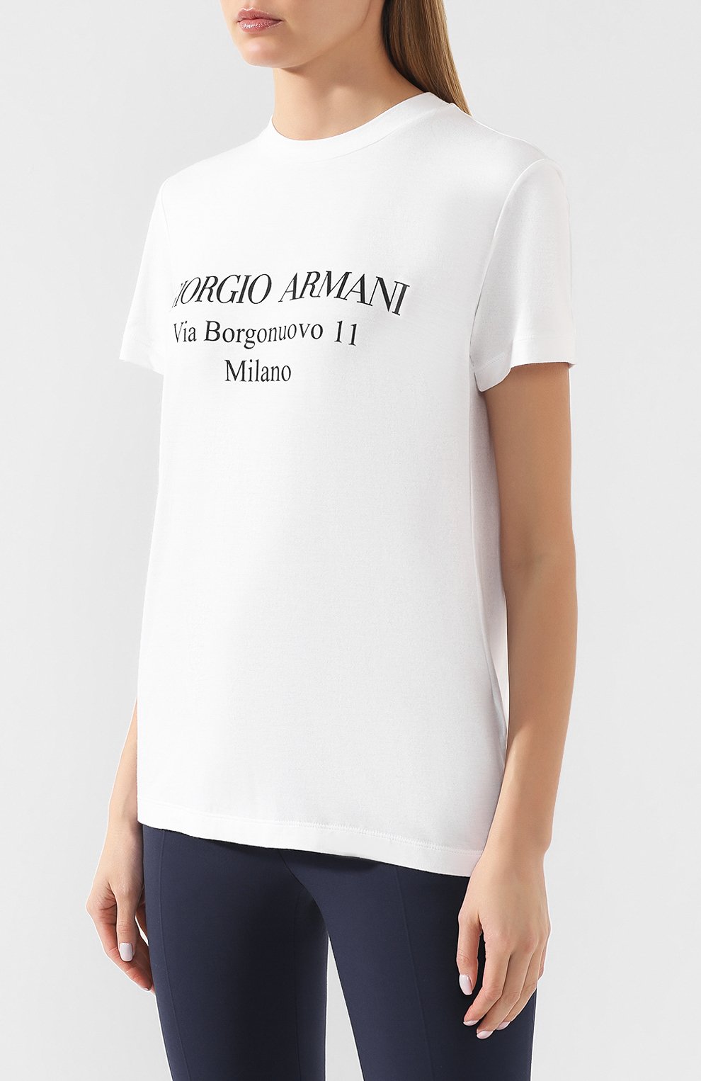 Футболка из вискозы GIORGIO ARMANI, арт. 3GAM63/AJP4Z, фото 3