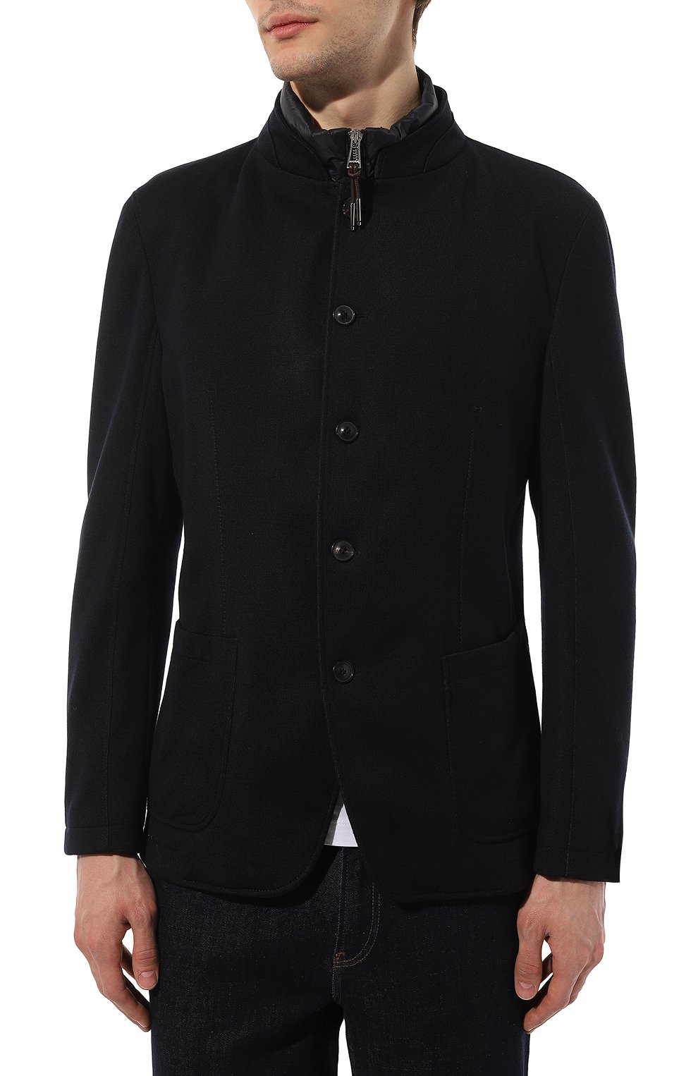 Куртка WINDSOR темно-синего цвета по цене 95950 руб., арт. 13 AREZZ0-J 10013087/58, фото 3 Куртка WINDSOR, арт. 13 AREZZ0-J 10013087/58, фото 3