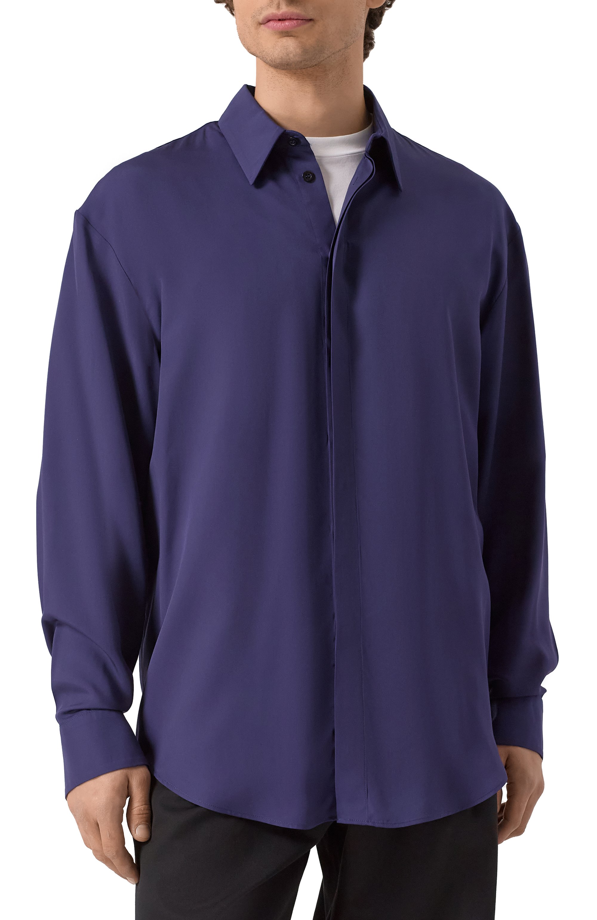 Рубашка из вискозы MSGM, арт. 3840ME10X/257007, фото 3