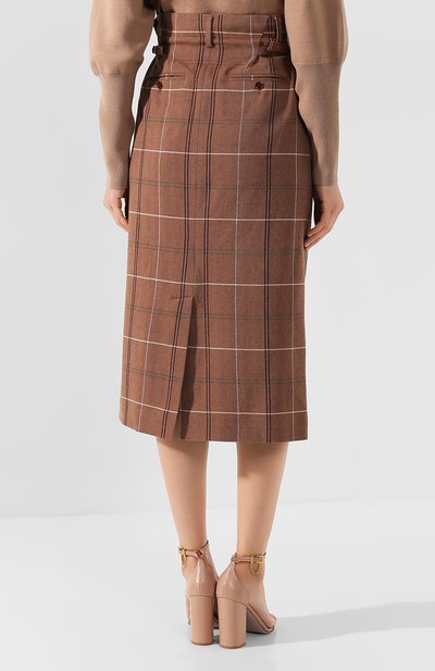 Юбка из смеси шерсти и хлопка ACNE STUDIOS, арт. AF0064, фото 4